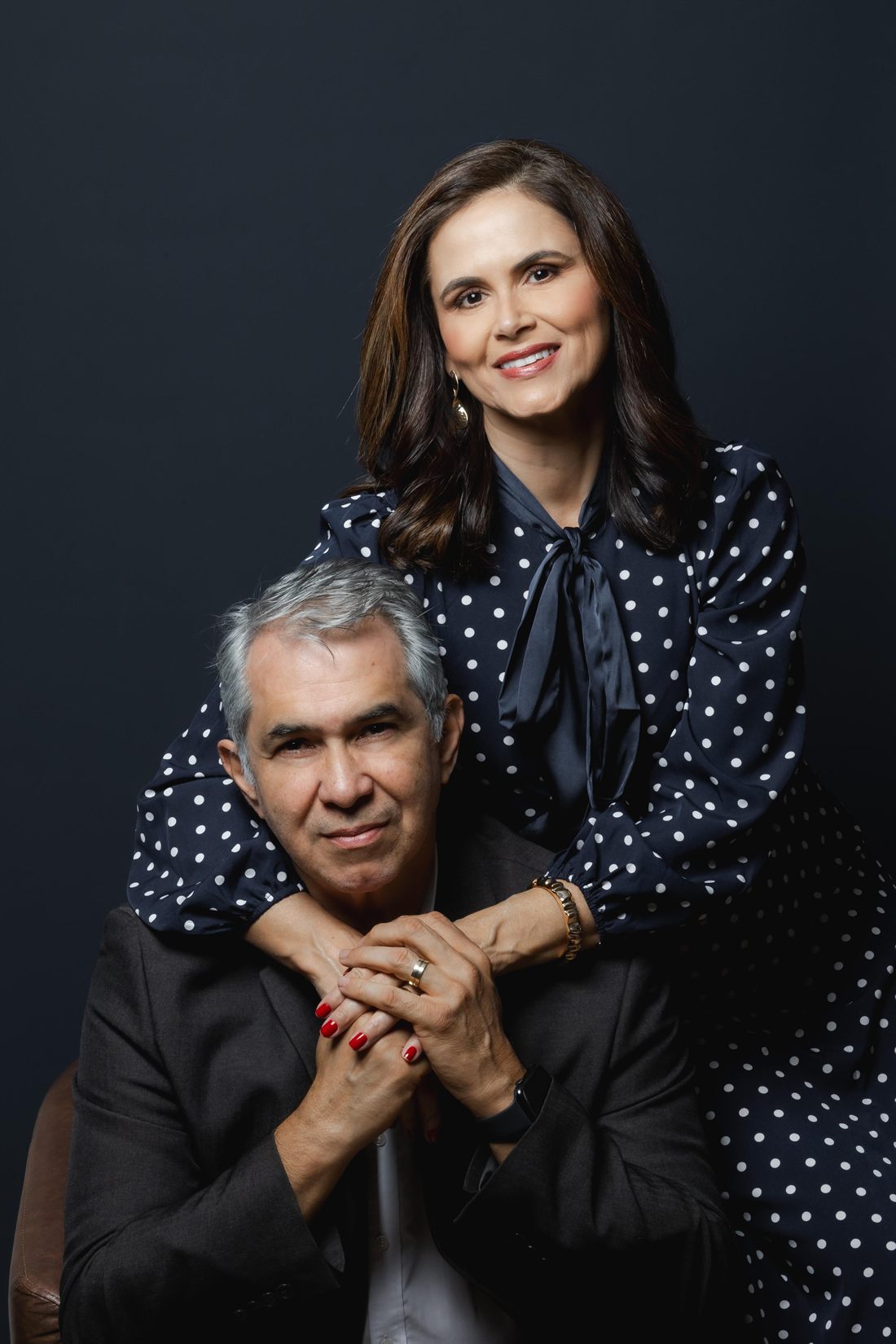 Fabrina Sarmento e Ziraldo Rodrigues, sócios-fundadores, em retrato conjunto